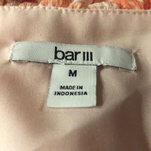 BAR III Ditzy Puff Sleeved Wrap Long Sleeve Top - Picture 3 of 7